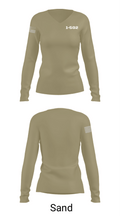 1-502 3689372 Women's Long Sleeve V-neck Shirt - 97
