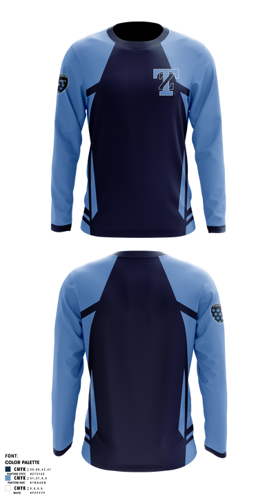 Thunder 93685505 Long Sleeve Performance Shirt 8