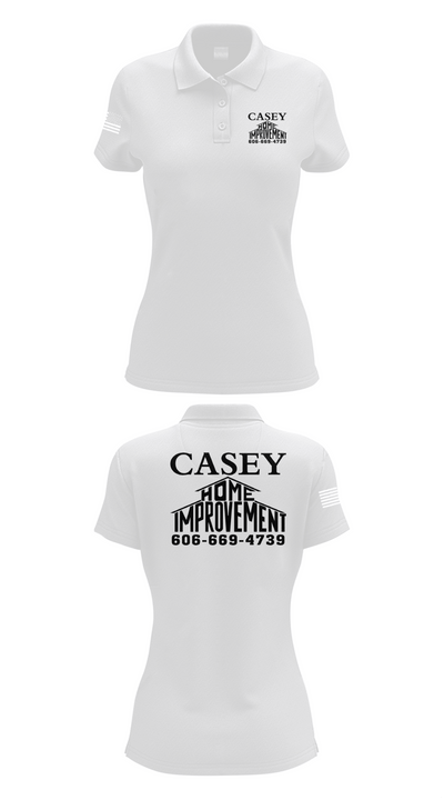 Casey home improvement 45702789 Women's Short Sleeve Performance Polo  - 17