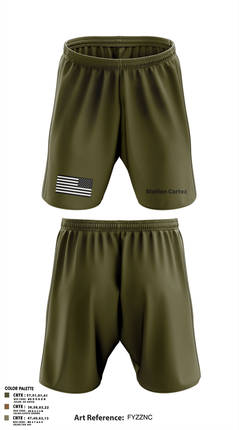 Athletic Shorts With Pockets, Station Cortez, Coast Guard, Teamtime, Team time, sublimation, custom sports apparel, team uniforms, spirit wear, spiritwear, sports uniforms, custom shirts, team store, custom team store, fundraiser sports, apparel fundraiser