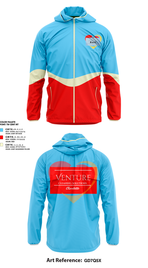 Windbreaker, Venture cleaning solutions, , Teamtime, Team time, sublimation, custom sports apparel, team uniforms, spirit wear, spiritwear, sports uniforms, custom shirts, team store, custom team store, fundraiser sports, apparel fundraiser