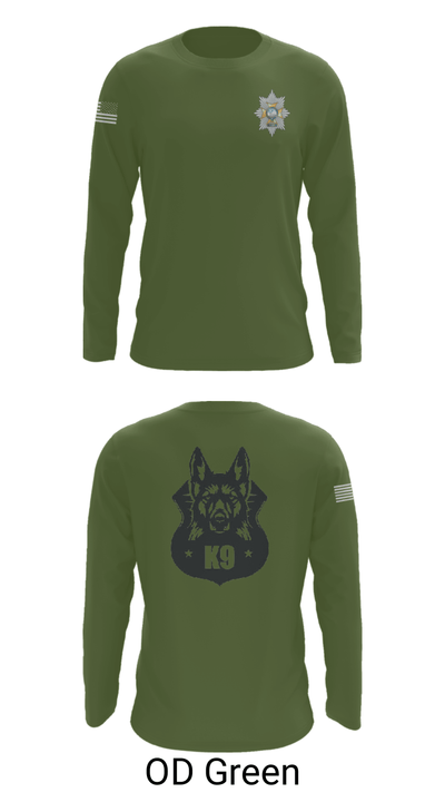 Sherwood Foresters 95108079 Long Sleeve Performance Shirt - 46