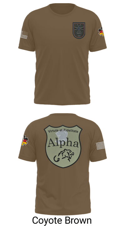 4./401 PzGrenBtl 62618383 Short Sleeve Performance Shirt - 16