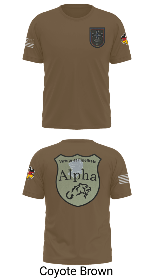 Short Sleeve Performance Shirt, 4./401 PzGrenBtl, Army, Teamtime, Team time, sublimation, custom sports apparel, team uniforms, spirit wear, spiritwear, sports uniforms, custom shirts, team store, custom team store, fundraiser sports, apparel fundraiser