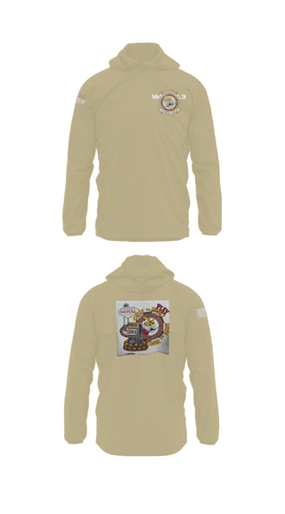 Windbreaker, VMFA-323, Marines, Teamtime, Team time, sublimation, custom sports apparel, team uniforms, spirit wear, spiritwear, sports uniforms, custom shirts, team store, custom team store, fundraiser sports, apparel fundraiser