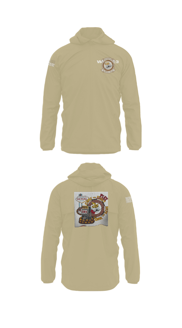 Windbreaker, VMFA-323, Marines, Teamtime, Team time, sublimation, custom sports apparel, team uniforms, spirit wear, spiritwear, sports uniforms, custom shirts, team store, custom team store, fundraiser sports, apparel fundraiser