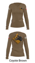 317th support maintenance company 3788646 Women's Long Sleeve V-neck Shirt - 17