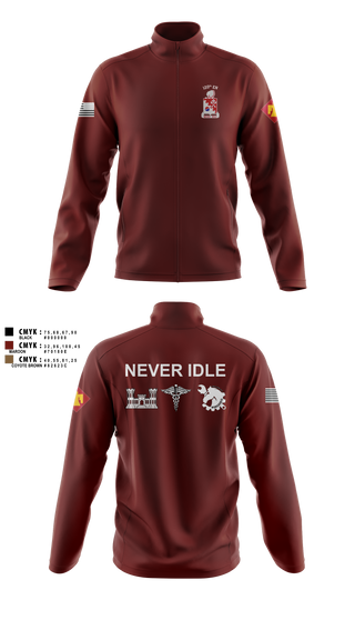 Fleece Jacket, 120th Engineers, Army, Teamtime, Team time, sublimation, custom sports apparel, team uniforms, spirit wear, spiritwear, sports uniforms, custom shirts, team store, custom team store, fundraiser sports, apparel fundraiser