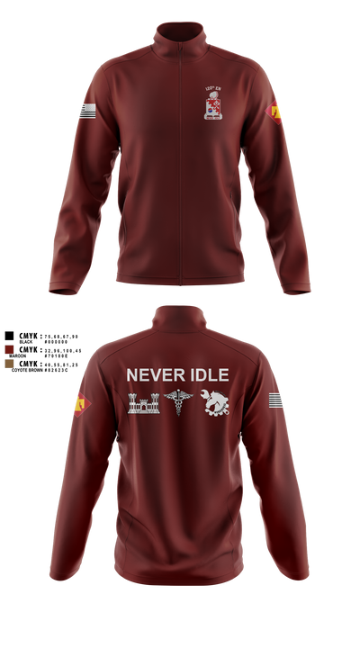 120th Engineers 1318927 Fleece Jacket - 2