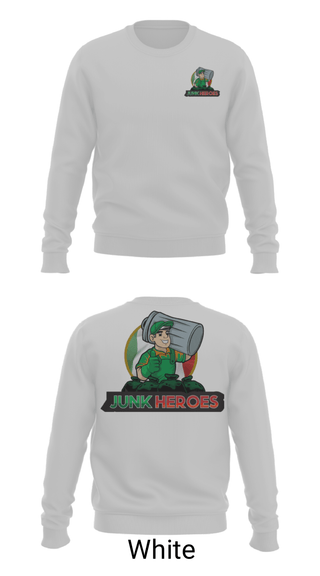 Crew Neck Sweatshirt, Junk Heroes, , Teamtime, Team time, sublimation, custom sports apparel, team uniforms, spirit wear, spiritwear, sports uniforms, custom shirts, team store, custom team store, fundraiser sports, apparel fundraiser