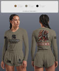 Comanche Squad 4858933 Women's Long Sleeve V-neck Shirt -1 15