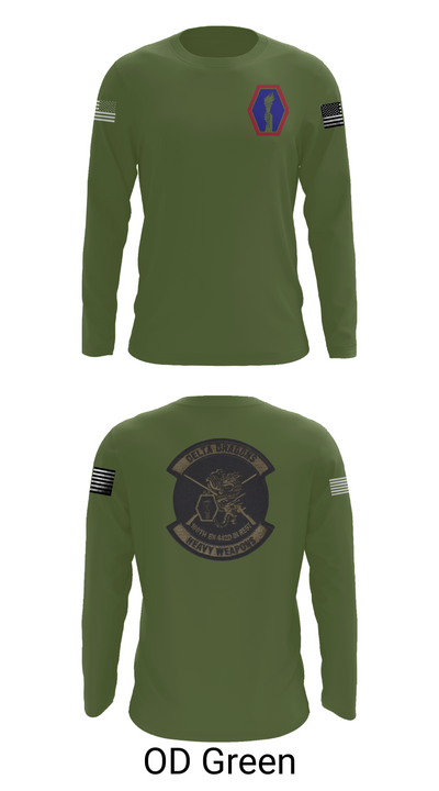 100th Battalion 442nd Infantry Delta dragons 60081058 Long Sleeve Performance Shirt 46