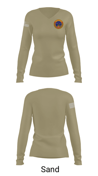 Women's Long Sleeve Vneck Shirt, Fort meade, Marines, Teamtime, Team time, sublimation, custom sports apparel, team uniforms, spirit wear, spiritwear, sports uniforms, custom shirts, team store, custom team store, fundraiser sports, apparel fundraiser
