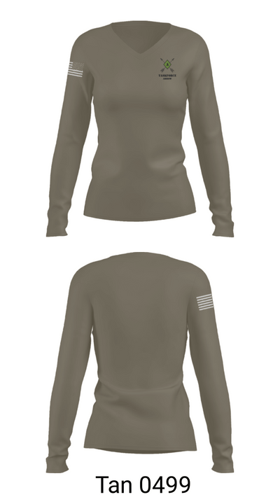 Task Force Arrow 82019161 Women's Long Sleeve V-neck Shirt - 73