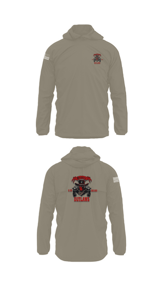 Windbreaker, 1st Cav 3rd BEB ACO “Outlaw”, , Teamtime, Team time, sublimation, custom sports apparel, team uniforms, spirit wear, spiritwear, sports uniforms, custom shirts, team store, custom team store, fundraiser sports, apparel fundraiser