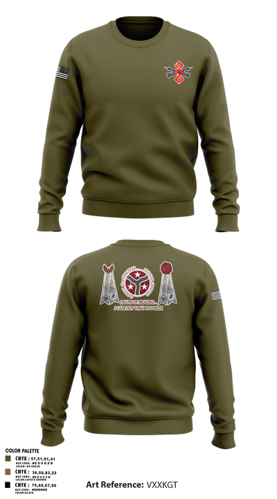 q trp 4/278th 42866312 Crew Neck Sweatshirt - 1
