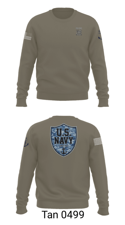CVN 77 George HW Bus 94572783 Crew Neck Sweatshirt - 36