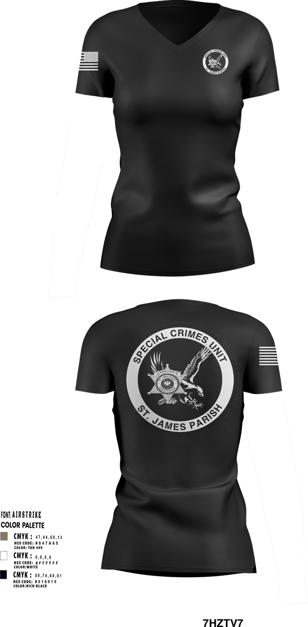 Womens Short Sleeve Vneck Shirt, Special Investigation Unit, Police, Teamtime, Team time, sublimation, custom sports apparel, team uniforms, spirit wear, spiritwear, sports uniforms, custom shirts, team store, custom team store, fundraiser sports, apparel fundraiser