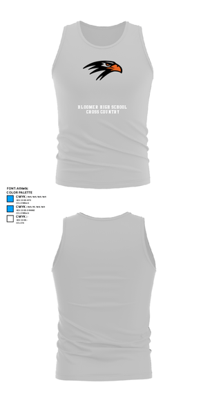 Tank Top, Bloomer High School Cross Country, Cross Country, Teamtime, Team time, sublimation, custom sports apparel, team uniforms, spirit wear, spiritwear, sports uniforms, custom shirts, team store, custom team store, fundraiser sports, apparel fundraiser