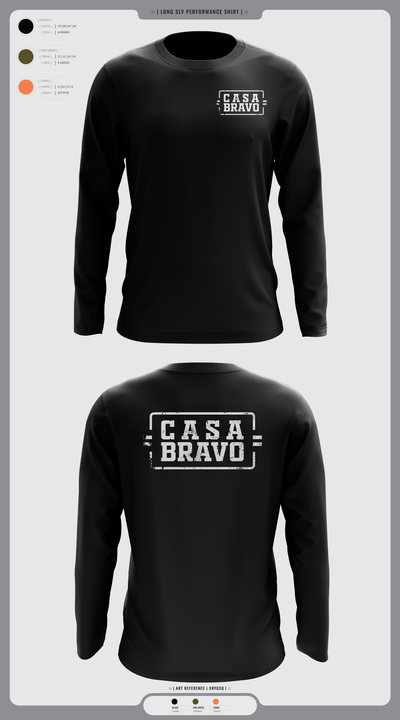 Casa Bravo 21710011 Long Sleeve Performance Shirt - 1