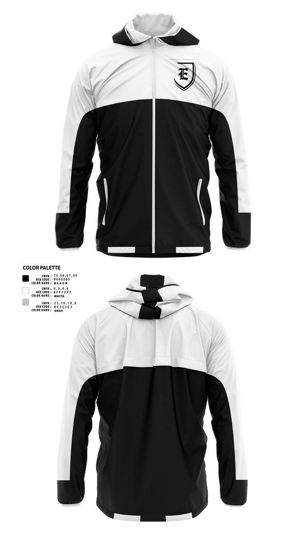 Windbreaker, Ellsworth High School Basketball, Men's Basketball, Teamtime, Team time, sublimation, custom sports apparel, team uniforms, spirit wear, spiritwear, sports uniforms, custom shirts, team store, custom team store, fundraiser sports, apparel fundraiser