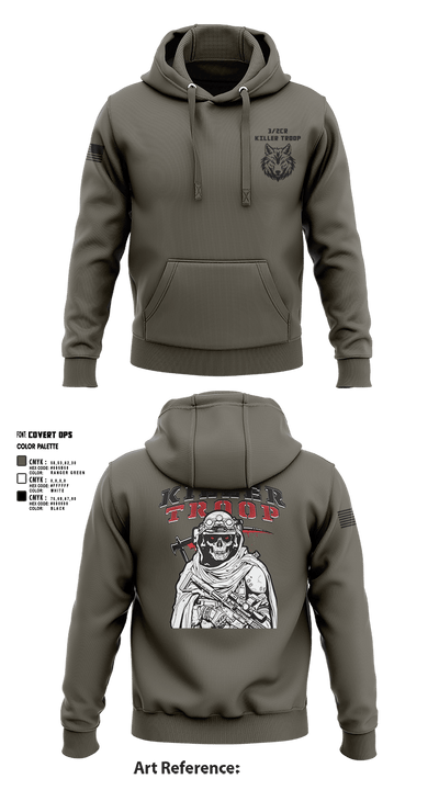 3/2CR Killer Troop 6220684 Hoodie - 9