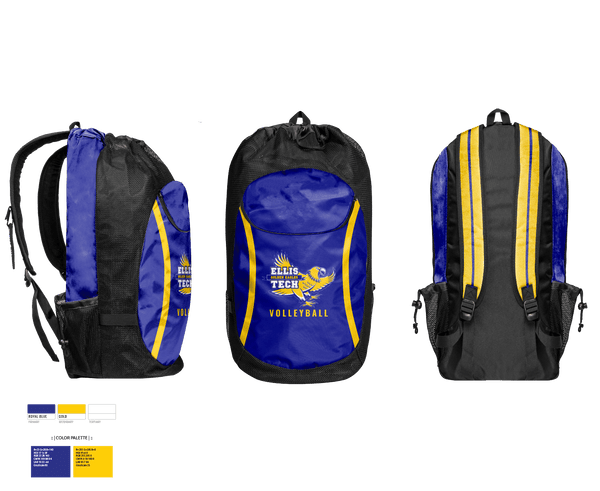 Gear Bag, Harvard H Ellis R V Tech School Volleyball, Women's Volleyball, Teamtime, Team time, sublimation, custom sports apparel, team uniforms, spirit wear, spiritwear, sports uniforms, custom shirts, team store, custom team store, fundraiser sports, apparel fundraiser