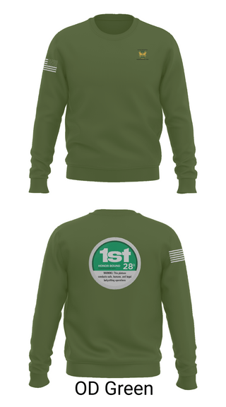 Crew Neck Sweatshirt, 28th MP Company, National Guard, Teamtime, Team time, sublimation, custom sports apparel, team uniforms, spirit wear, spiritwear, sports uniforms, custom shirts, team store, custom team store, fundraiser sports, apparel fundraiser