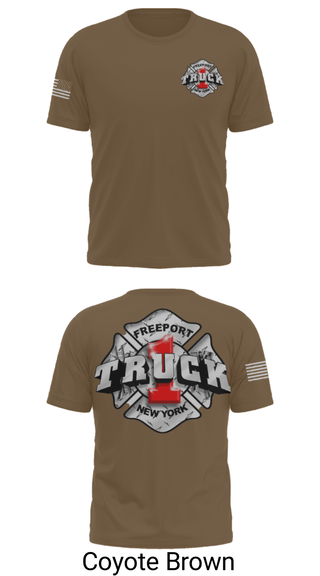 Short Sleeve Performance Shirt, Truck 1, Fire Department, Teamtime, Team time, sublimation, custom sports apparel, team uniforms, spirit wear, spiritwear, sports uniforms, custom shirts, team store, custom team store, fundraiser sports, apparel fundraiser