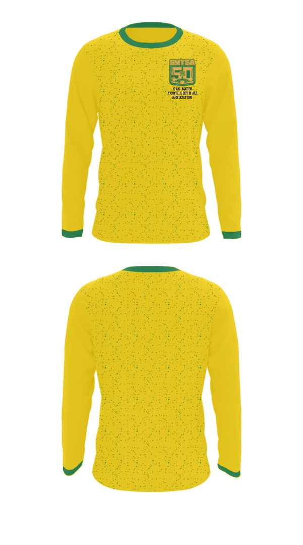 Long Sleeve Performance Shirt, San Mateo Youth Softball Association, Softball, Teamtime, Team time, sublimation, custom sports apparel, team uniforms, spirit wear, spiritwear, sports uniforms, custom shirts, team store, custom team store, fundraiser sports, apparel fundraiser