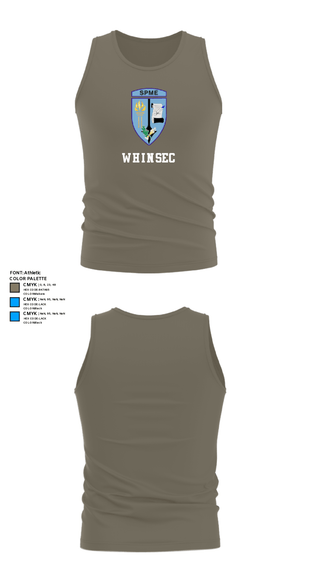 Tank Top, WHINSEC, Army, Teamtime, Team time, sublimation, custom sports apparel, team uniforms, spirit wear, spiritwear, sports uniforms, custom shirts, team store, custom team store, fundraiser sports, apparel fundraiser