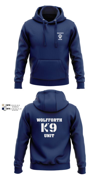 Wolfforth Police Department 49517107 Hoodie - 3