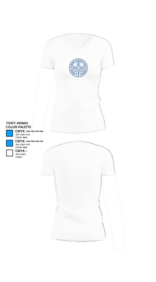 Womens Short Sleeve Vneck Shirt, Mount St. Mary Catholic School Cross Country, Cross Country, Teamtime, Team time, sublimation, custom sports apparel, team uniforms, spirit wear, spiritwear, sports uniforms, custom shirts, team store, custom team store, fundraiser sports, apparel fundraiser