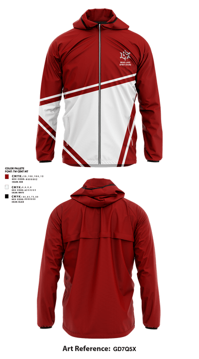 Bear Lake School 26645835 Windbreaker - 1