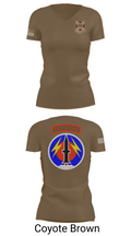 4/9 Field Artillery 56 Command (Pershing) 34975025 Women's Short Sleeve V-neck Shirt - 8