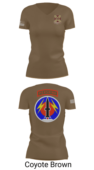 Womens Short Sleeve Vneck Shirt, 4/9 Field Artillery 56 Command (Pershing), Army, Teamtime, Team time, sublimation, custom sports apparel, team uniforms, spirit wear, spiritwear, sports uniforms, custom shirts, team store, custom team store, fundraiser sports, apparel fundraiser