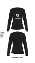 Ape Team 76763933 Women's Long Sleeve V-neck Shirt - 34