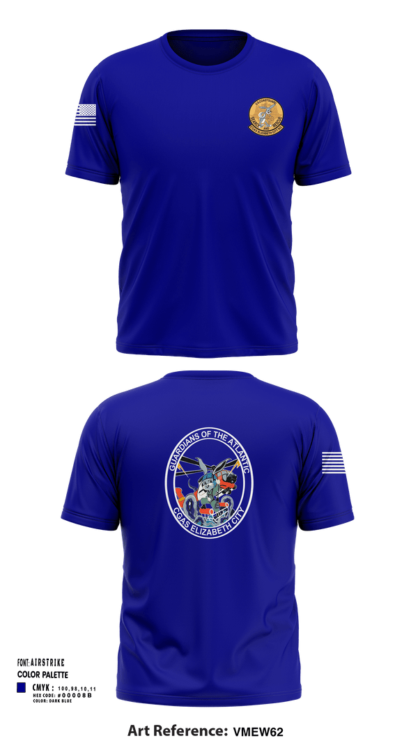 Short Sleeve Performance Shirt, Air Station Elizabeth City, , Teamtime, Team time, sublimation, custom sports apparel, team uniforms, spirit wear, spiritwear, sports uniforms, custom shirts, team store, custom team store, fundraiser sports, apparel fundraiser