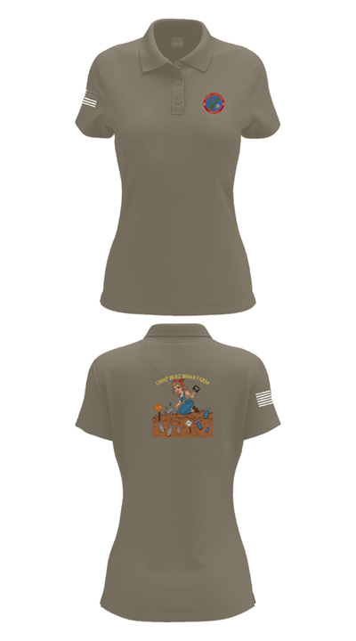 MCB Camp Blaz Ordnance 73476063 Women's Short Sleeve Performance Polo  - 75