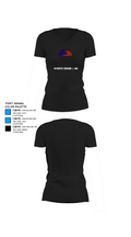 Patriotic Designs & CNC 16336265 Women's Short Sleeve V-neck Shirt - 37