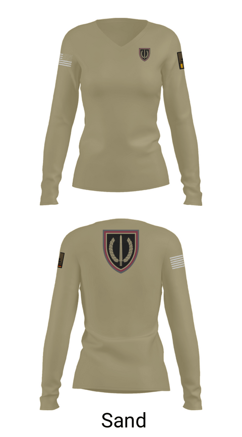 Women's Long Sleeve Vneck Shirt, KSK, Marines, Teamtime, Team time, sublimation, custom sports apparel, team uniforms, spirit wear, spiritwear, sports uniforms, custom shirts, team store, custom team store, fundraiser sports, apparel fundraiser