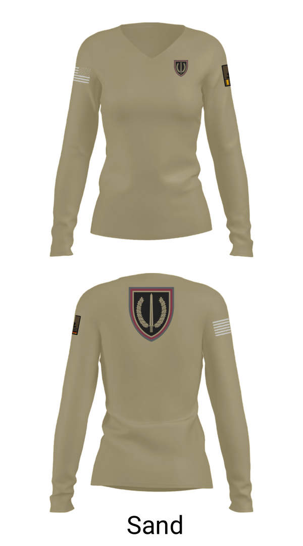 Women's Long Sleeve Vneck Shirt, KSK, Marines, Teamtime, Team time, sublimation, custom sports apparel, team uniforms, spirit wear, spiritwear, sports uniforms, custom shirts, team store, custom team store, fundraiser sports, apparel fundraiser