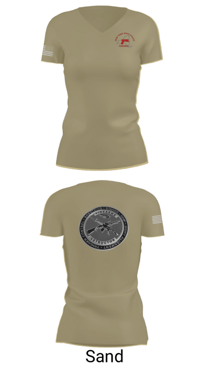 Firearms and Tactics training 60142734 Women's Short Sleeve V-neck Shirt - 84