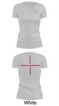 TriggeredUp.com 76062487 Women's Short Sleeve V-neck Shirt - 19