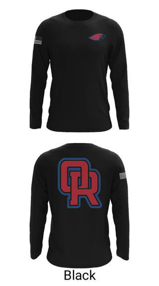 Long Sleeve Performance Shirt, Oak Ridge High School Tennis, Tennis, Teamtime, Team time, sublimation, custom sports apparel, team uniforms, spirit wear, spiritwear, sports uniforms, custom shirts, team store, custom team store, fundraiser sports, apparel fundraiser