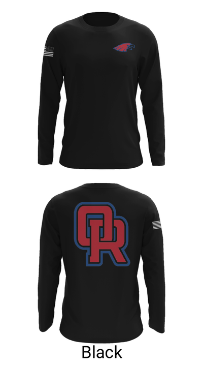 Oak Ridge High School Tennis 19732453 Long Sleeve Performance Shirt - 11