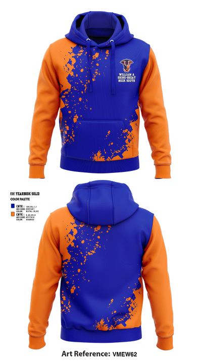 William A Shine-Great Neck South High School Lacrosse 52309465 Hoodie - 1