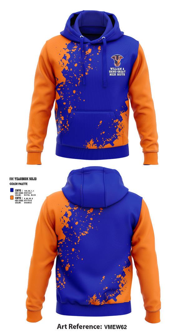 Hoodie, William A Shine-Great Neck South High School Lacrosse, Women's Lacrosse, Teamtime, Team time, sublimation, custom sports apparel, team uniforms, spirit wear, spiritwear, sports uniforms, custom shirts, team store, custom team store, fundraiser sports, apparel fundraiser