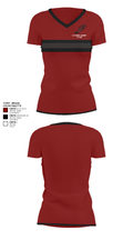 Broadway Academy Track 52345349 Women's Short Sleeve V-neck Shirt - 29