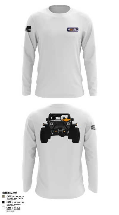 4XALL 51038609 Long Sleeve Performance Shirt - 2